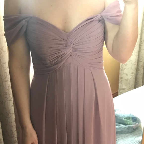 Azazie Kailynn Bridesmaid Dress - Vintage Mauve - Picture 4 of 13
